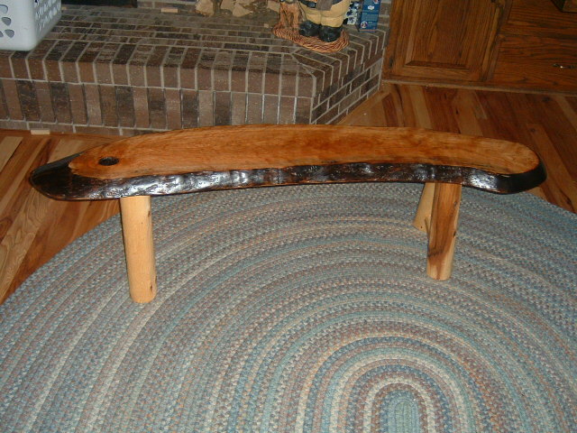 Custom made Walnut Bench