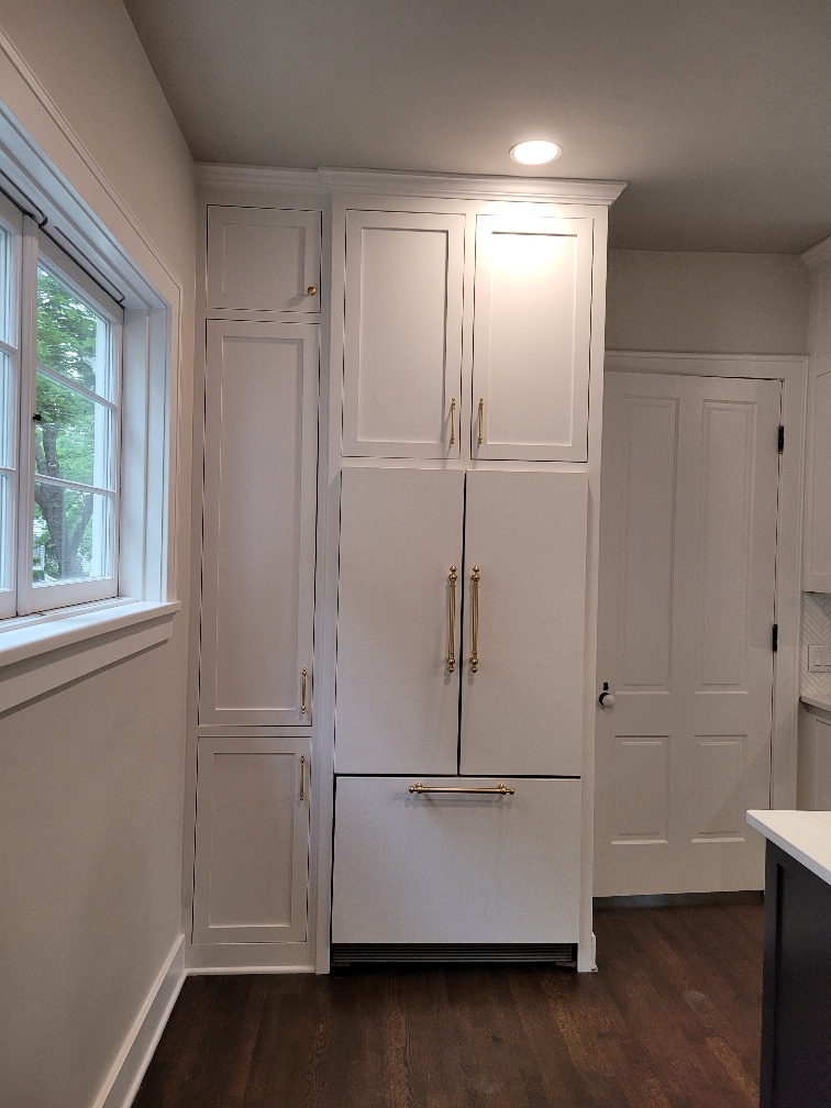 Custom Built Painted Cabinets with Inset Doors