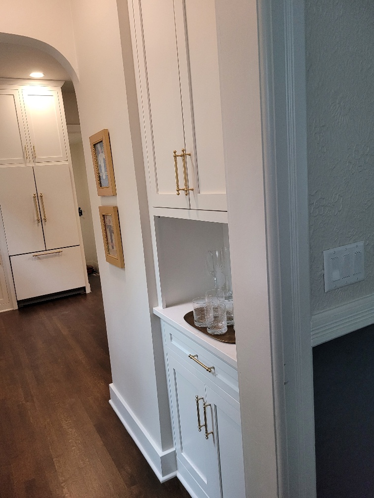 Custom Built Painted Cabinets with Inset Doors