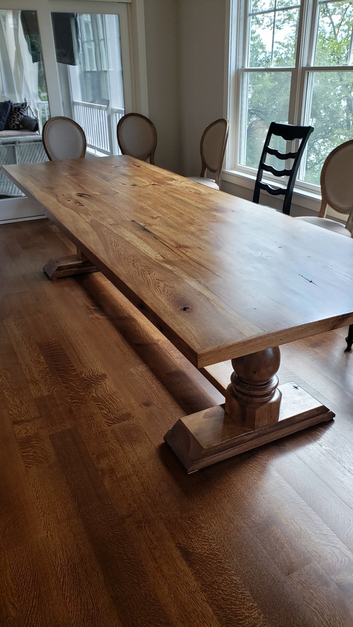 Custom built Hickory Table