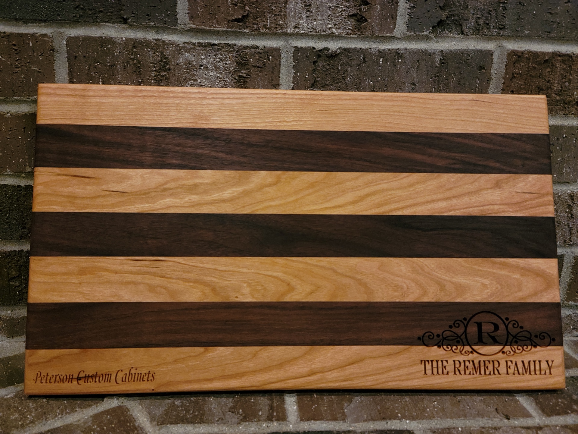 Custom made and carved Bread Board/Cutting Board