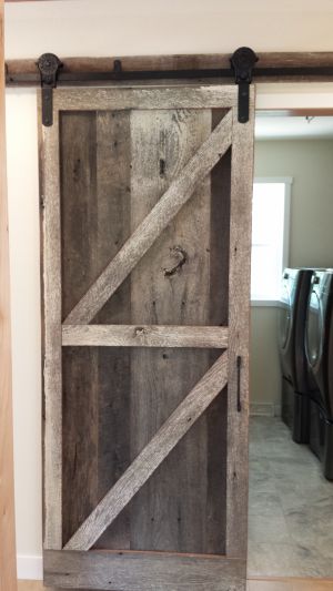 Rustic Sliding Barn Wood Door