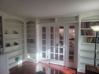 Custom Built Bookcase Cabinets 